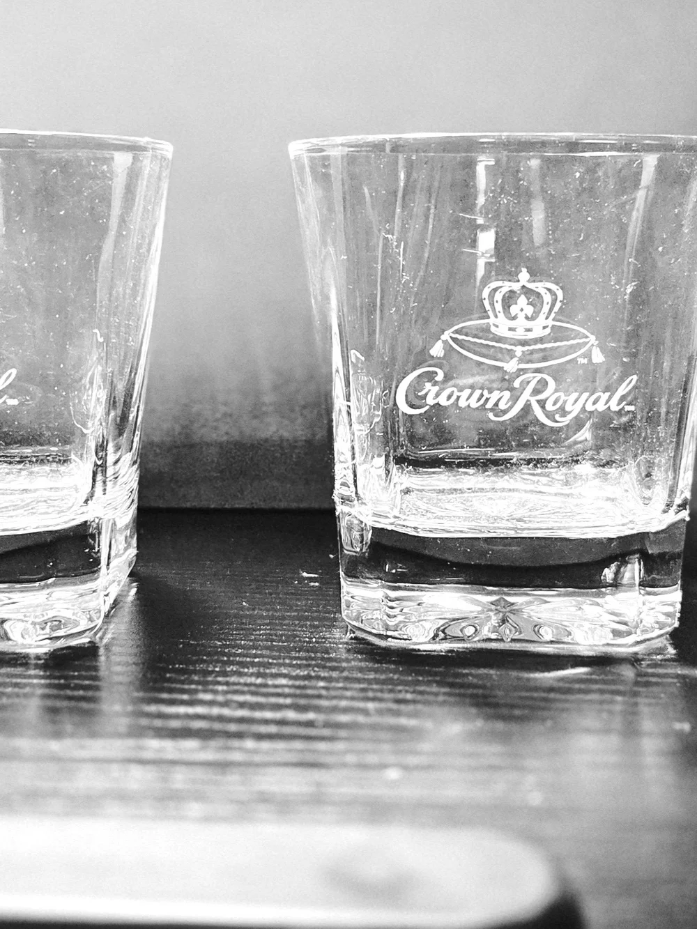 Clear Glass Tumbler - Branded Whiskey Glass